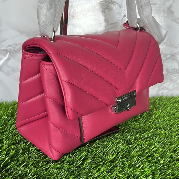 Original $378 Michael Kors Cece Medium Quilted Leather Convertible Shoulder Bag - Picture 5 of 14